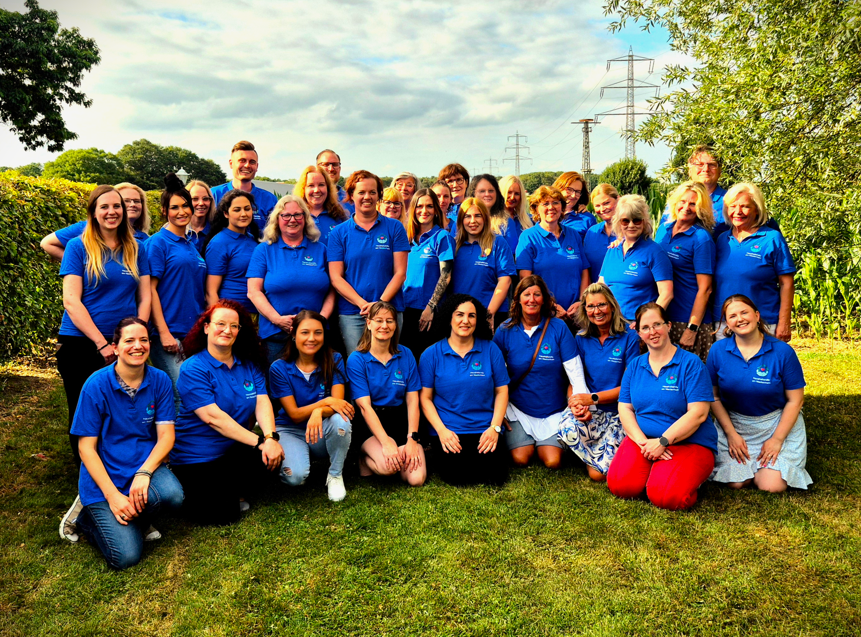 Gruppenfoto der Haushaltshilfe am Niederrhein in Moers